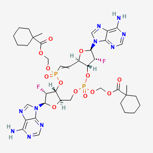 molecular formula C39H50F2N10O13P2 B12372456 Antitumor agent-114 