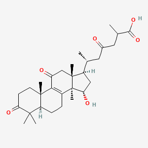 molecular formula C30H44O6 B12372461 Ganolucidic acid A 