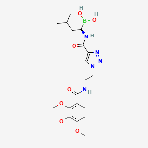 molecular formula C20H30BN5O7 B12372467 Proteasome-IN-5 