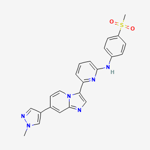 molecular formula C23H20N6O2S B12372492 Flt3-IN-24 