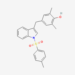 molecular formula C24H23NO3S B12372496 Alk-IN-26 