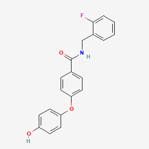 molecular formula C20H16FNO3 B12372503 Antibacterial agent 184 