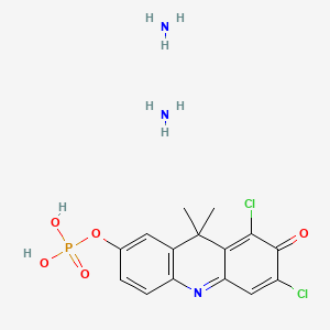 molecular formula C15H18Cl2N3O5P B12372543 DDAO phosphate (diammonium) 