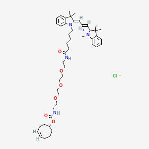 molecular formula C47H67ClN4O6 B12372578 Cy3-PEG3-TCO4 