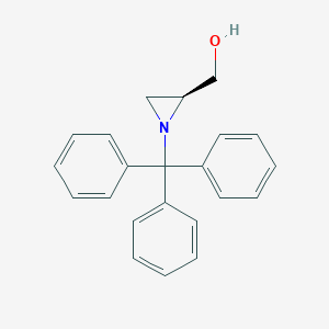 molecular formula C22H21NO B123726 (s)-(1-Tritylaziridin-2-yl)methanol CAS No. 152706-23-5