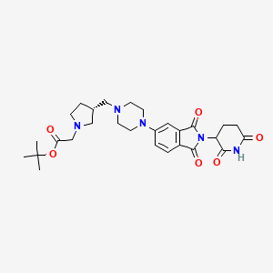 molecular formula C28H37N5O6 B12372604 E3 Ligase Ligand-linker Conjugate 24 