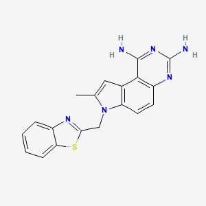 molecular formula C19H16N6S B12372606 Dhfr-IN-9 