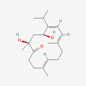 molecular formula C20H32O3 B12372611 Kagimminol A 