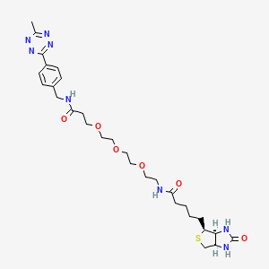 molecular formula C29H42N8O6S B12372616 Biotin-PEG3-Me-Tet 