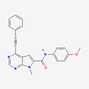 molecular formula C23H18N4O2 B12372630 mGluR5 antagonist-1 