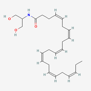 (4Z,7Z,10Z,13Z,16Z,19Z)-N-(1,3-dihydroxypropan-2-yl)docosa-4,7,10,13,16,19-hexaenamide