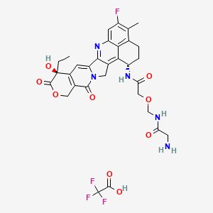 molecular formula C31H31F4N5O9 B12372662 Deruxtecan analog 2 (monoTFA) 