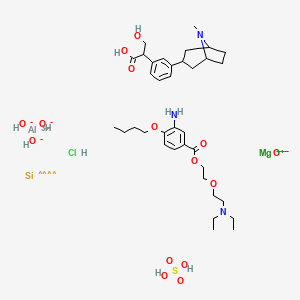 molecular formula C36H61AlClMgN3O15SSi B1237268 Gastro-caine CAS No. 99232-07-2