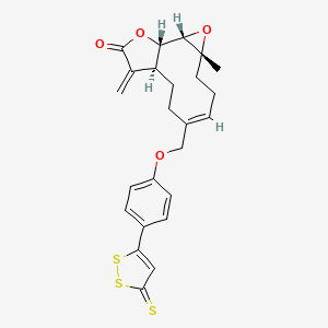 molecular formula C24H24O4S3 B12372687 anti-TNBC agent-4 