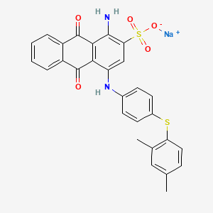 Sodium 1-amino-4-[4-(2,4-dimethylphenylthio)phenylamino]-9,10-dioxo-9,10-dihydroanthracene-2-sulfonate