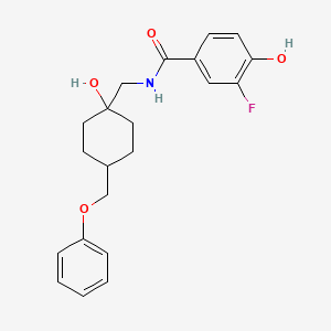 molecular formula C21H24FNO4 B12372714 Hsd17B13-IN-7 