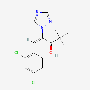 molecular formula C15H17Cl2N3O B1237276 Diniconazole-M CAS No. 83657-18-5