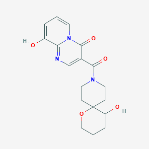 9-hydroxy-3-[(5-hydroxy-1-oxa-9-azaspiro[5.5]undec-9-yl)carbonyl]-4H-pyrido[1,2-a]pyrimidin-4-one