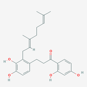 2-Geranyl-2',3,4,4'-tetrahydroxydihydrochalcone