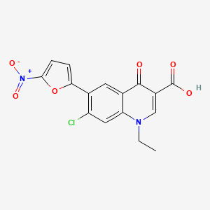 molecular formula C16H11ClN2O6 B12372841 Anticancer agent 168 