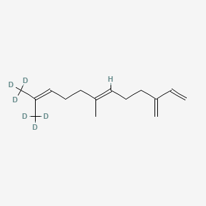 molecular formula C15H24 B12372873 (E)-|A-Farnesene-d6 