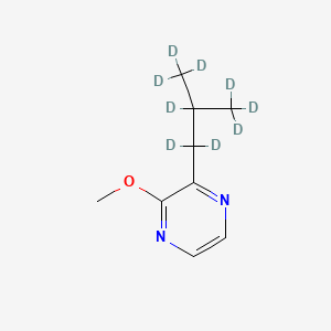 molecular formula C9H14N2O B12372898 2-Isobutyl-3-methoxypyrazine-d9 