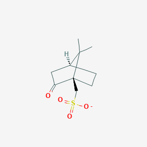 molecular formula C10H15O4S- B1237292 (R)-樟脑磺酸盐 
