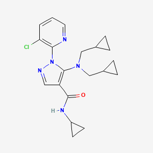 molecular formula C20H24ClN5O B12372923 Transketolase-IN-5 