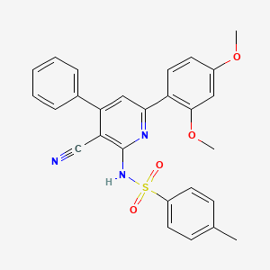 molecular formula C27H23N3O4S B12372935 Free radical scavenger 1 