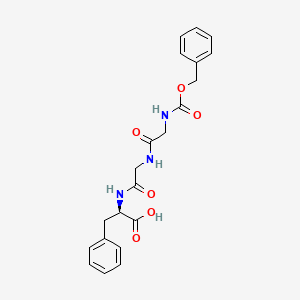 molecular formula C21H23N3O6 B12372985 N-Cbz-glycyl-glycyl-D-phenylalanine 