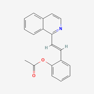 molecular formula C19H15NO2 B12373002 Antiproliferative agent-32 