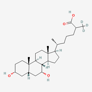 3Alpha,7Alpha-Dihydroxycoprostanic Acid-d3