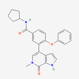 molecular formula C26H25N3O3 B12373028 BRD4 Inhibitor-32 