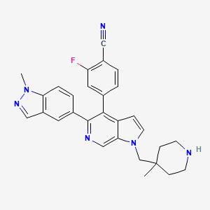 molecular formula C29H27FN6 B12373050 Lsd1-UM-109 