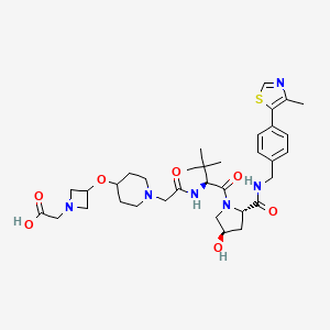 molecular formula C34H48N6O7S B12373065 E3 ligase Ligand-Linker Conjugate 42 