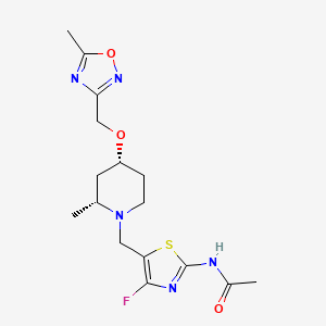 molecular formula C16H22FN5O3S B12373084 O-GlcNAcase-IN-4 