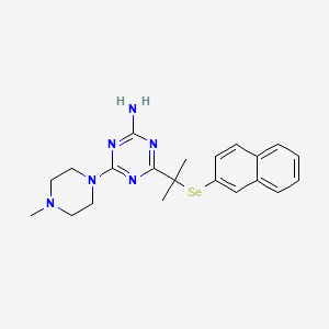 molecular formula C21H26N6Se B12373092 5-HT6R antagonist 3 