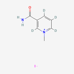 molecular formula C7H9IN2O B12373120 1-Methylnicotinamide-d4 (iodide) 