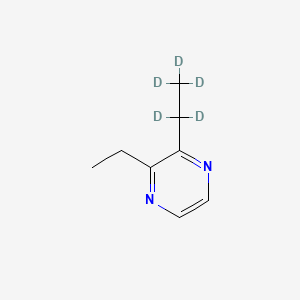 molecular formula C8H12N2 B12373157 2,3-Diethylpyrazine-d5 