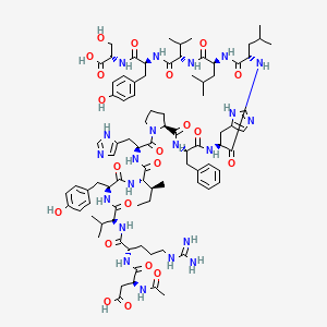 molecular formula C87H125N21O21 B12373205 Acetyl Angiotensinogen (1-14), porcine 