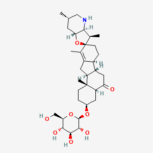 molecular formula C33H51NO8 B12373214 Peimisine 3-O-beta-D-glucopyranoside 