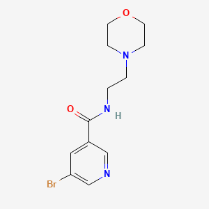 5-Bromo-N-(2-morpholinoethyl)nicotinamide