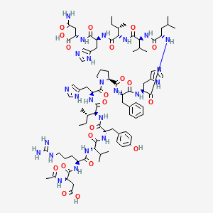 molecular formula C85H124N24O20 B12373281 Acetyl angiotensinogen (1-14), human 