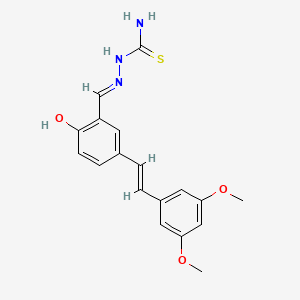 molecular formula C18H19N3O3S B12373282 Pterostilbene-isothiocyanate 