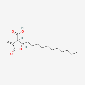 4-Methylidene-5-oxo-2-undecyloxolane-3-carboxylic acid