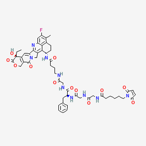 molecular formula C53H58FN9O12 B12373333 MC-Gly-Gly-Phe-Gly-GABA-Exatecan 