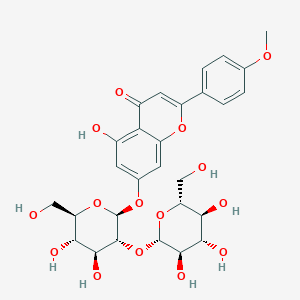 molecular formula C28H32O15 B12373349 Acacetin 7-O-|A-sophoroside 