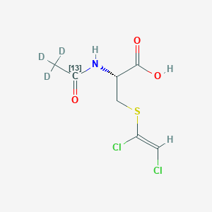 N-Acetyl-S-(1,2-dichloroethenyl)-L-cysteine-13C,d3