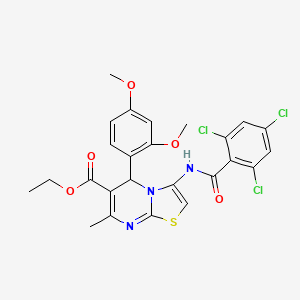 molecular formula C25H22Cl3N3O5S B12373363 Topoisomerase II inhibitor 17 