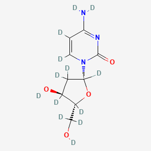 molecular formula C9H13N3O4 B12373371 2'-Deoxycytidine-d13 